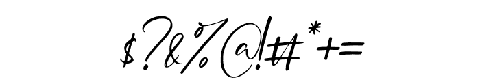 Hilmaland Italic Font OTHER CHARS