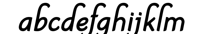 Hilya Italic Font LOWERCASE