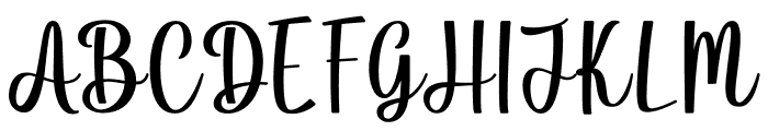 Hilyada Font UPPERCASE