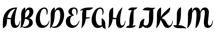 Hilyta Font UPPERCASE