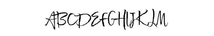 Him Regular Font UPPERCASE