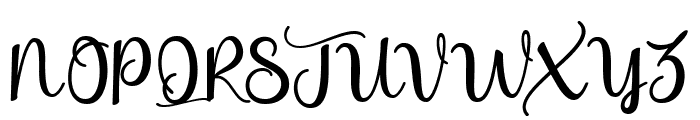 Himalaya Script Regular Font UPPERCASE