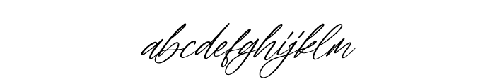 Himalaya Signature Italic Font LOWERCASE