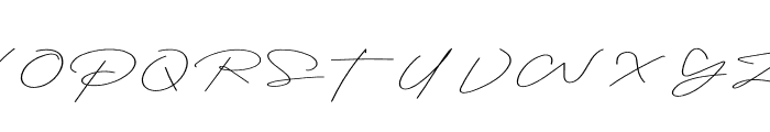 Himalaya Signature Font UPPERCASE
