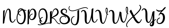 HimalayaScript-Regular Font UPPERCASE