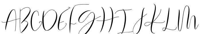 HindaScript-Regular Font UPPERCASE