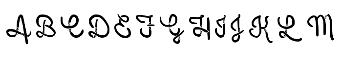 Hindilaso Regular Font UPPERCASE