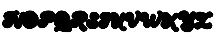 HindyaExtrude-Regular Font UPPERCASE