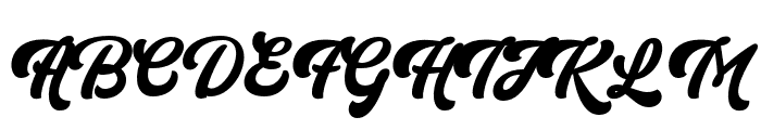 Hioganke-Regular Font UPPERCASE