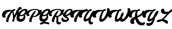Hioganke-Regular Font UPPERCASE