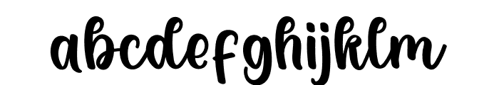 Hippie Family Font LOWERCASE