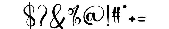 Hippie Signature Font OTHER CHARS