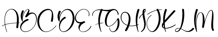 Hippie Signature Font UPPERCASE