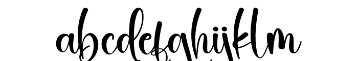 Hippie Signature Font LOWERCASE