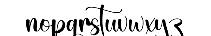 Hippie Signature Font LOWERCASE