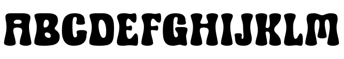 Hippie Vibes Font UPPERCASE
