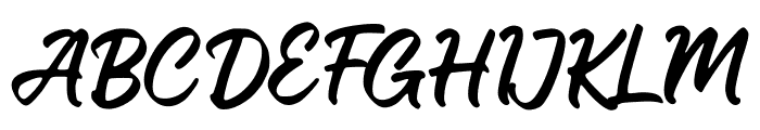Hippie_Summer_Script_ Font UPPERCASE