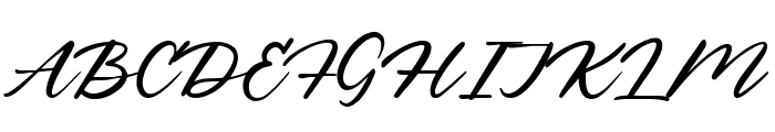 Hippotail Font UPPERCASE