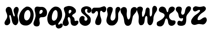 Hippy By Squeeb Creativ Regular Font UPPERCASE