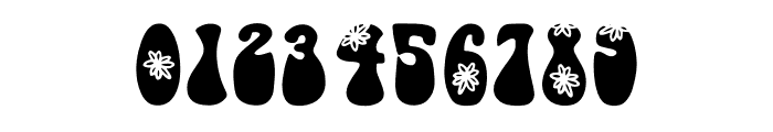 Hippy Harmony Big Flower Font OTHER CHARS