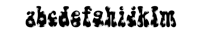 Hippy Harmony Full Flower Font LOWERCASE