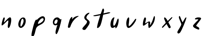 Hipster Dog Font LOWERCASE
