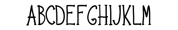 Hipster Hand Drawn Font UPPERCASE