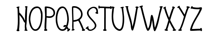 Hipster Hand Drawn Font UPPERCASE