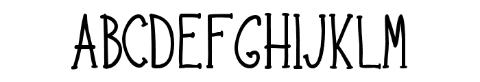 HipsterHandDrawn Font UPPERCASE