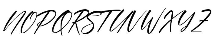 Hirarki Signature Italic Font UPPERCASE