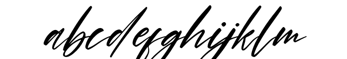 Hirarki Signature Italic Font LOWERCASE