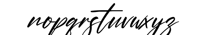 Hirarki Signature Italic Font LOWERCASE