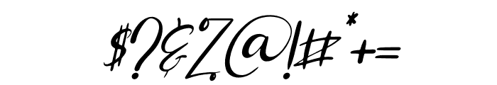Hiratheria Italic Font OTHER CHARS