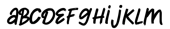 Hirolens-Regular Font LOWERCASE