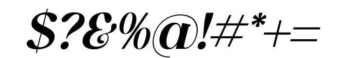 Histora Beralin Italic Font OTHER CHARS