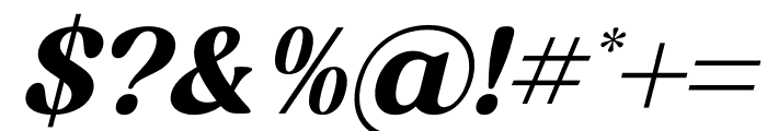 Histore Magical Italic Font OTHER CHARS