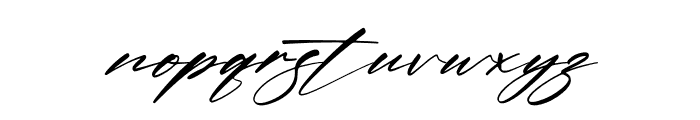 Historia Signate Italic Font LOWERCASE