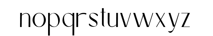 Histories Font LOWERCASE