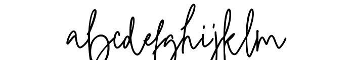 HistreaSignature-Regular Font LOWERCASE