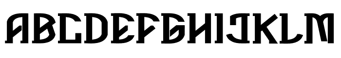 Hitamku Font UPPERCASE