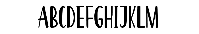 HitchHiker Regular Font UPPERCASE