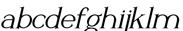 Hitorald Italic Font LOWERCASE