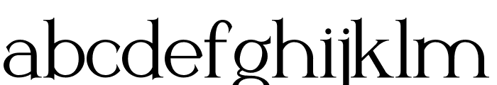 Hitorald Font LOWERCASE