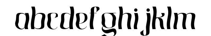 Hiylard-Regular Font LOWERCASE