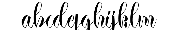 Hobby Healing Font LOWERCASE