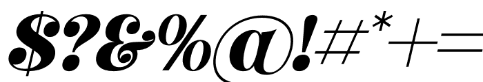 Hochagi Italic Font OTHER CHARS