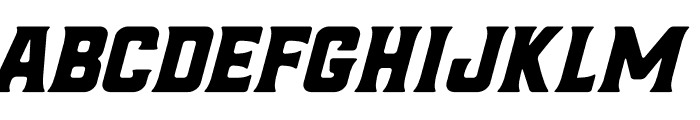 Hochstadt Serif Oblique Font LOWERCASE