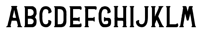 Hockey-Rough Font LOWERCASE