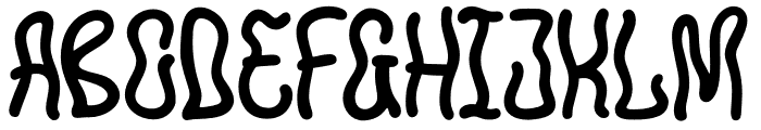 Hocus Slime Regular Font UPPERCASE