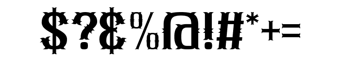 Hoffman Tattoo Font OTHER CHARS